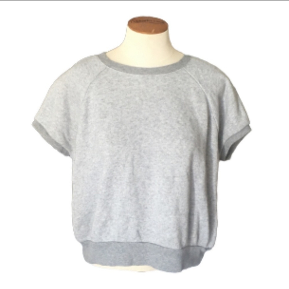 Rag and bone short sleeve crop top